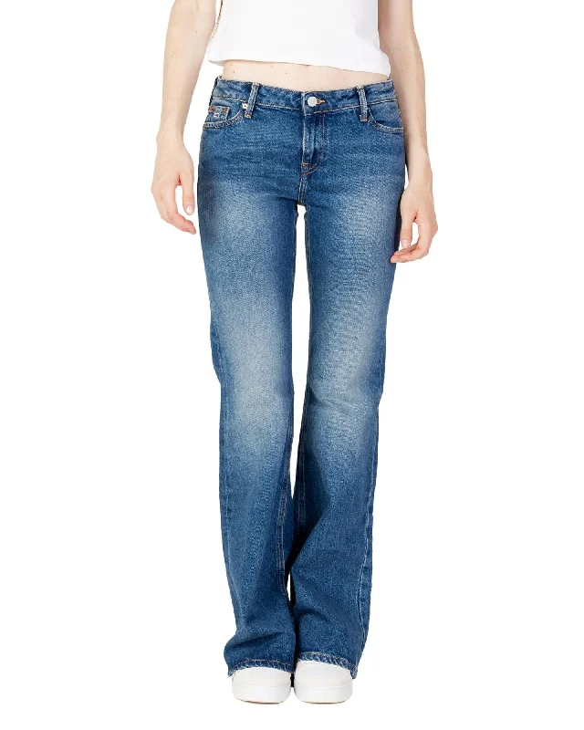 Gym Jeans for Workout -Denim jeans for motorcyclists-Straight Leg Cotton-Blend Jeans with Zip and Button Fastening