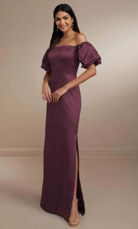 Plus size dresses featuring gemstone details shine subtle -Dress with floral print-Christina Wu Celebration 22163 - Long Evening Gown