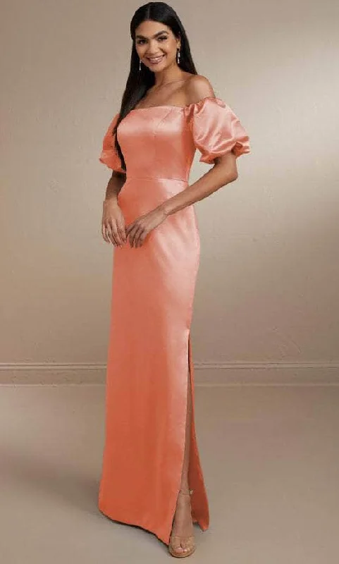 Plus size dresses with sturdy hems stay firm -Dress for office-Christina Wu Celebration 22163 - Column Gown