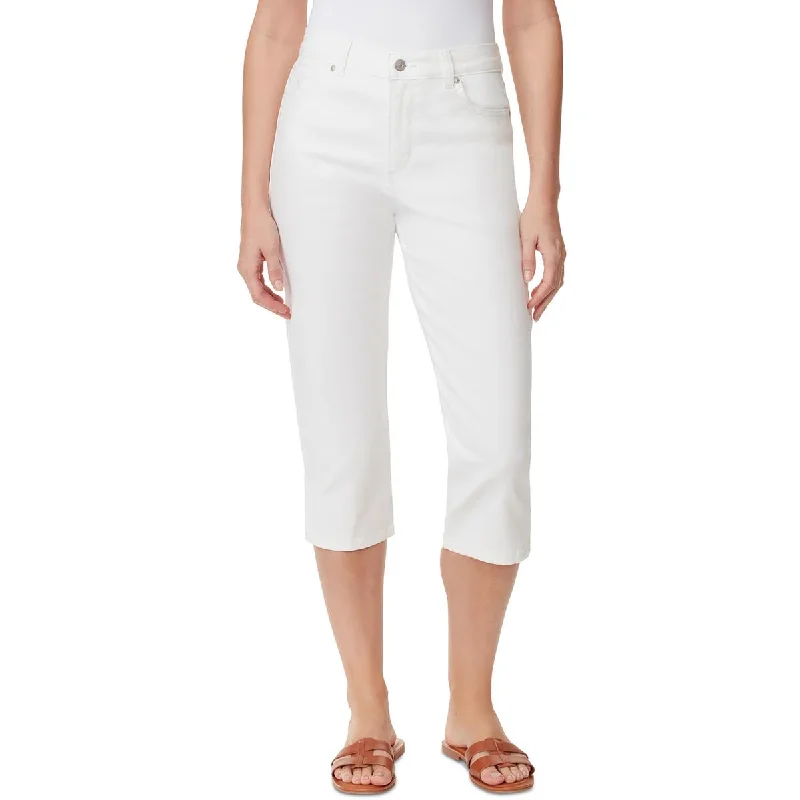 Hunting Jeans for Woods -Denim jeans for music festivals-Gloria Vanderbilt Womens Mid-Rise Stretch Capri Jeans