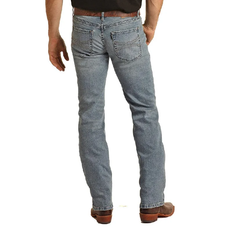 Side Pocket Jeans for Extra -Denim jeans with extra-long length-"Light Vintage" Reflex Revolver Slim Straight Jeans