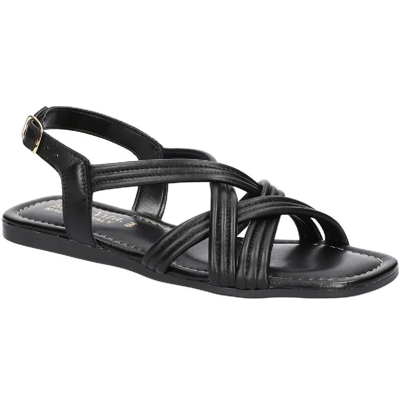 Casual sandals for women with thong design and padded footbed for everyday comfort-Bella Vita Womens ILO ITALY Leather Slingback Flatform Sandals