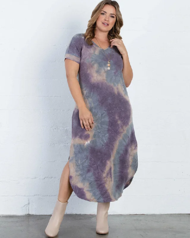 Plus size dresses featuring floral patterns feel fresh -Dress with mermaid cut-Jetsetter Maxi Dress - Final Sale!