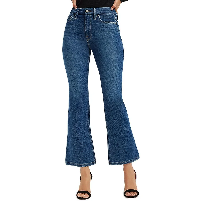 Holiday Jeans for Festive -Denim jeans for night out-Good American Womens Good Legs Denim Bootcut Jeans