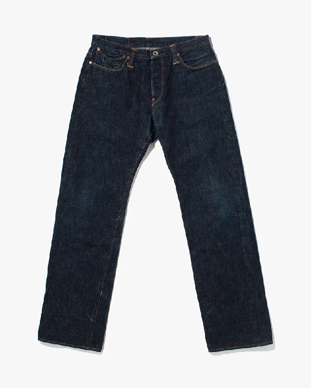 Fringed Jeans for Western -Denim jeans with frayed hem-Japanese Repro Selvedge Denim Jeans, Stevenson Overall Co. Brand - 30"