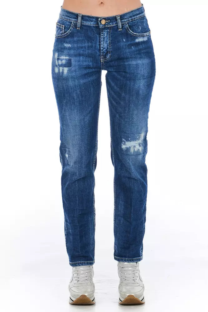 Gym Jeans for Workout -Denim jeans for motorcyclists-Frankie Morello  Cotton Jeans & Women's Pant