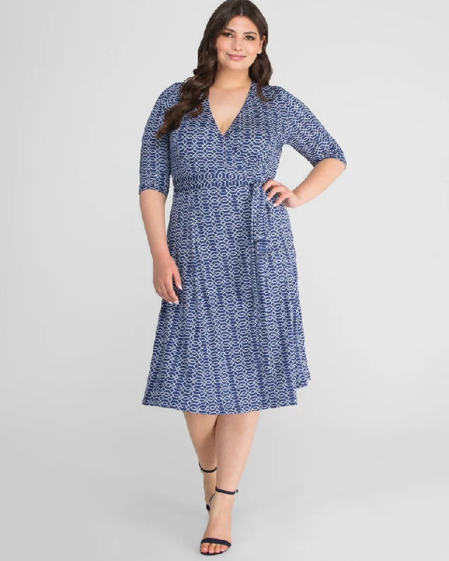 Plus size dresses with supportive fits lift spirits -Dress for rehearsal dinner-Essential Wrap Dress - Sale!