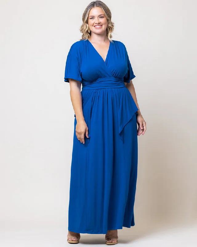 Plus size dresses with soft linings pamper skin -Dress for streetwear-Indie Flair Maxi Dress - Sale!