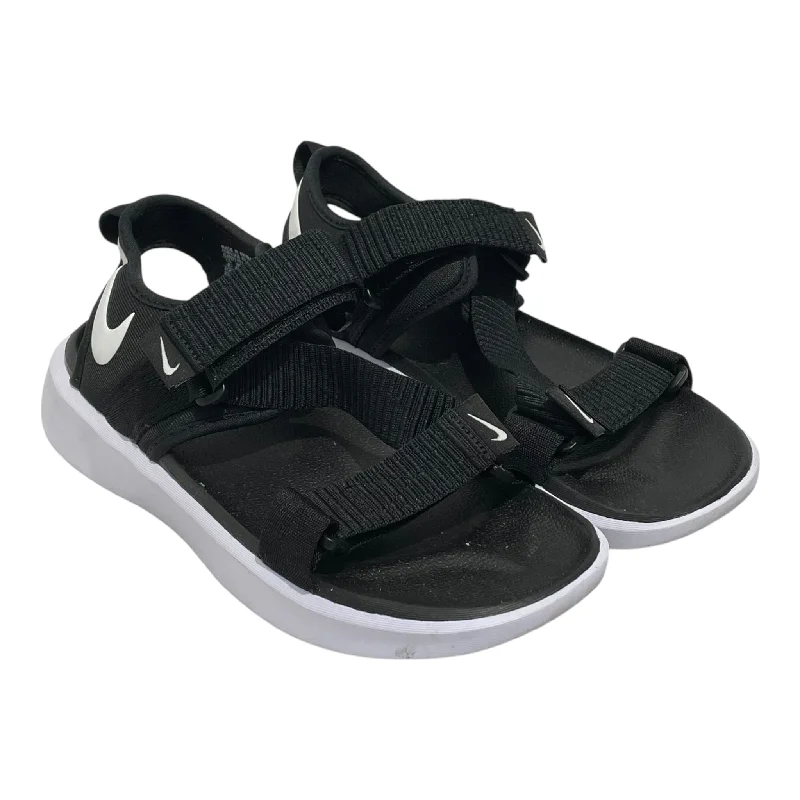 High-heeled sandals for women with strappy details and delicate ankle straps for elegance-NIKE/Sandals/US 8/Black/VISTA SANDAL/DJ6607-001