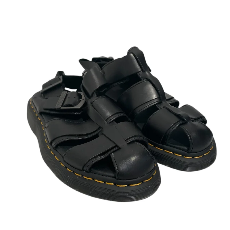 Stylish sandals for men with sporty design and cushioned footbed for maximum comfort-Dr.Martens/Sandals/US 7/Black/Leather/24629001