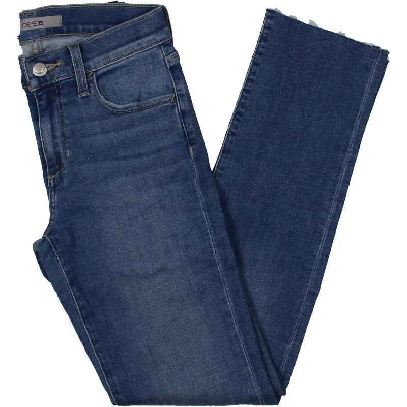 Blue Jeans for Everyday Wear -Denim jeans for men-Joe's Womens Lara Mid-Rise Ankle Straight Leg Jeans