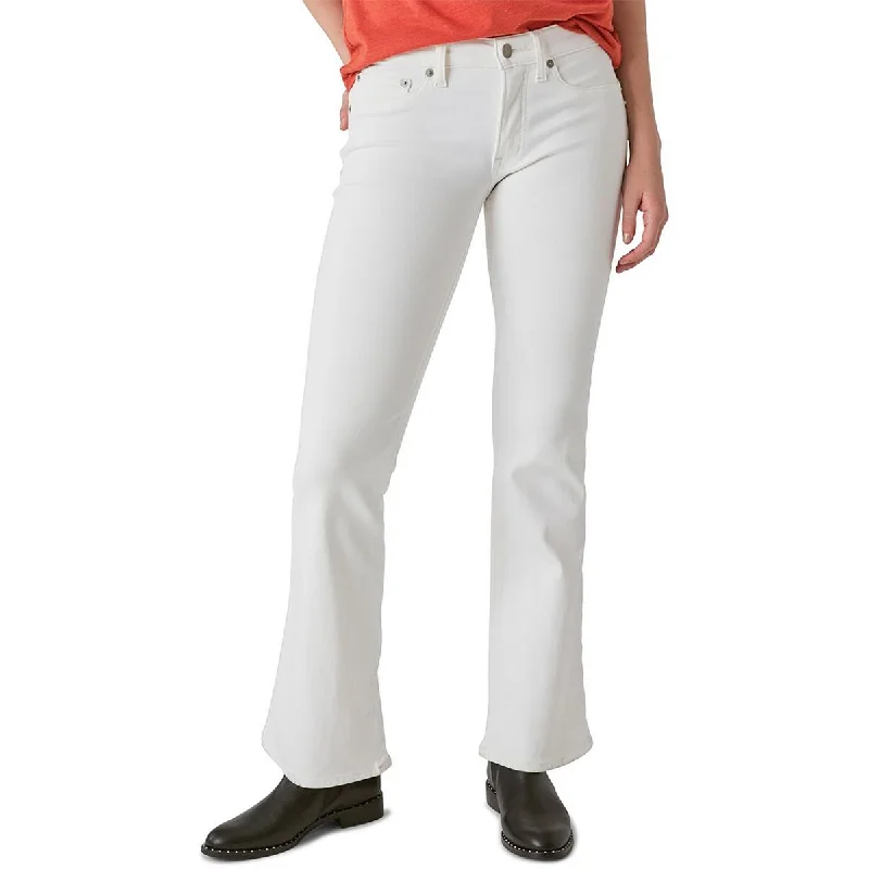 Colored Jeans for Variety -Denim jeans with mid-rise-Lucky Brand Womens Sweet Mid-Rise Stretch Flare Jeans