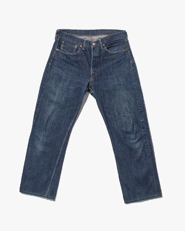 Side Pocket Jeans for Extra -Denim jeans with extra-long length-Japanese Repro Selvedge Denim Jeans, Joe McCoy&Co - 32"